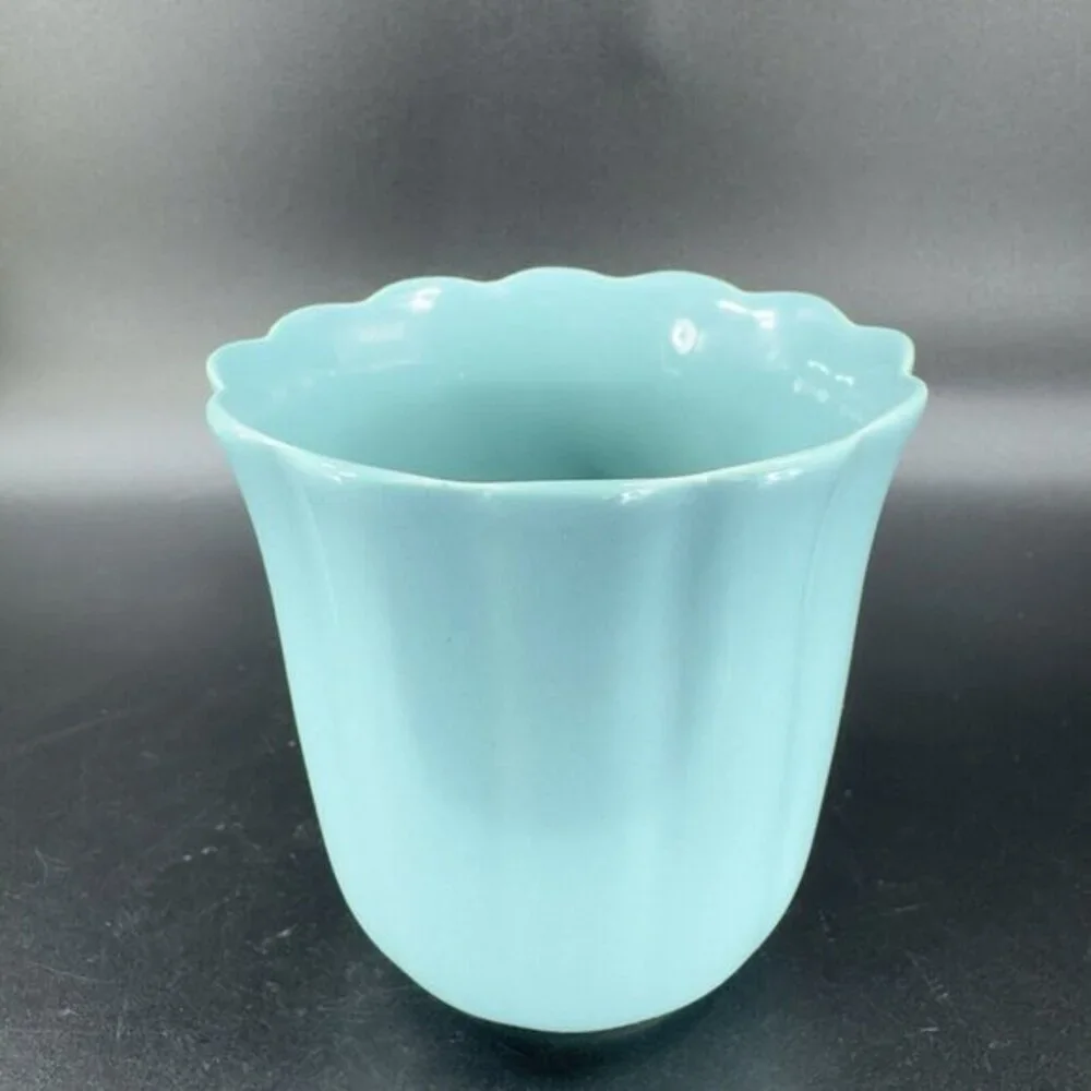 Lenox American‎ by Design Everyday Solids Turquoise Mug Cup Set 2 Ceramic Mugs